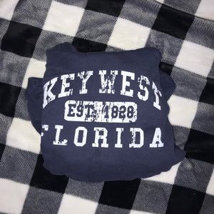 90’s navy key west hoodie Florida